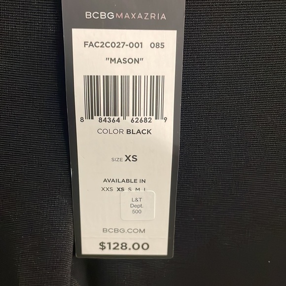 BCBG Black Leggings BRAND NEW - Picture 2 of 2